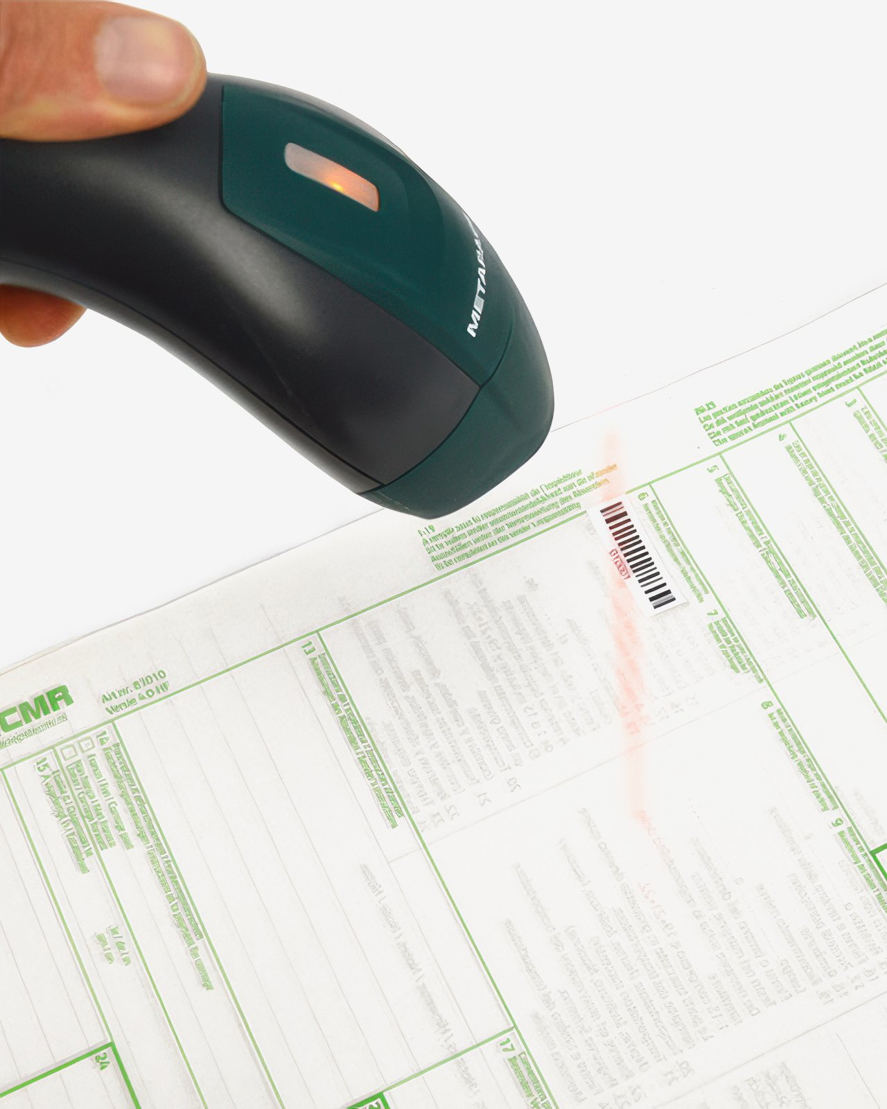 Barcode scanner (barcode form)