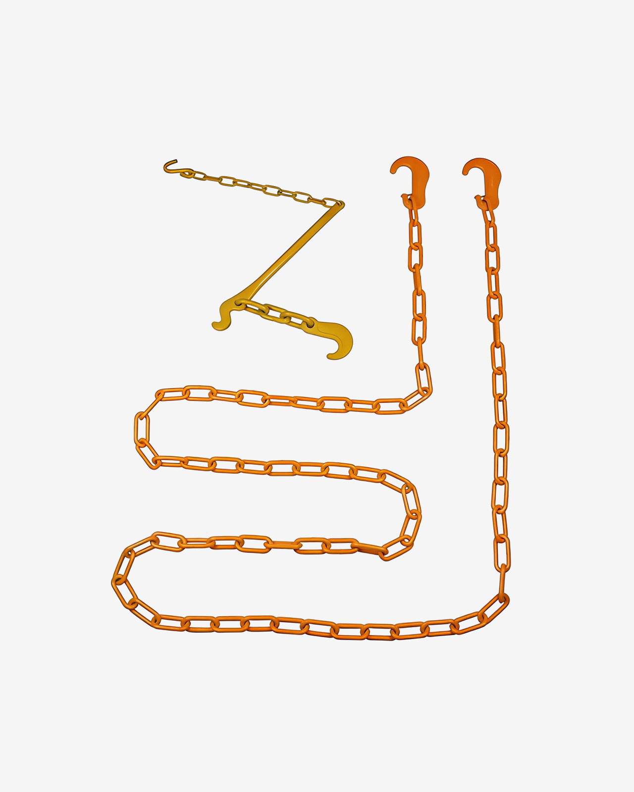 Cargo Lashing Chain with Tension Lever