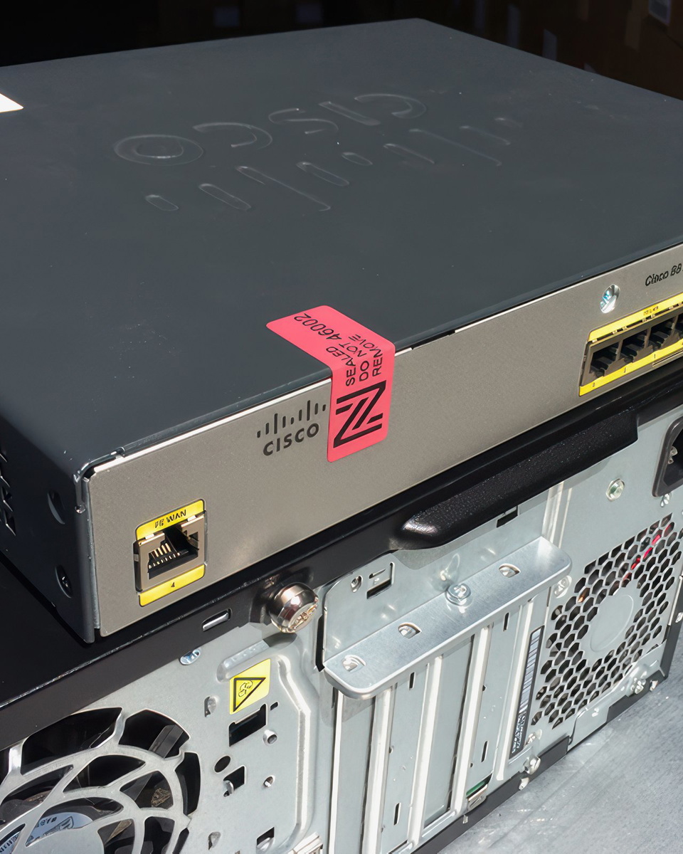 Security Labels ZT-88 30 x 78 mm