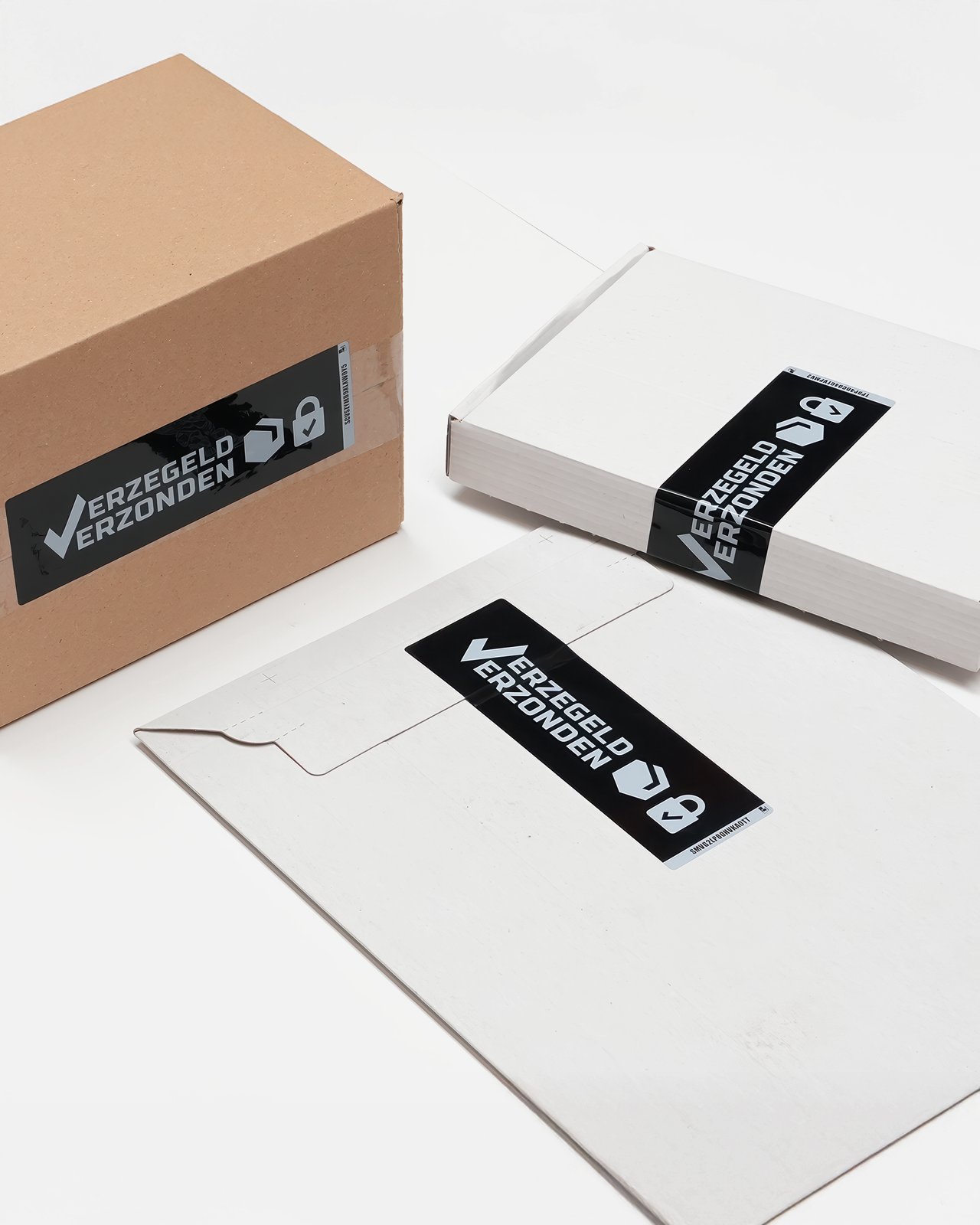 Verzegeld Verzonden Label