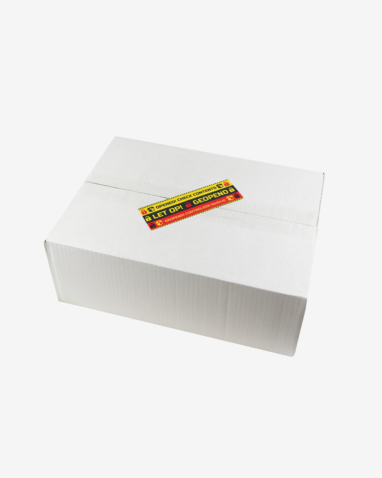 Verzegeld Verzonden Label